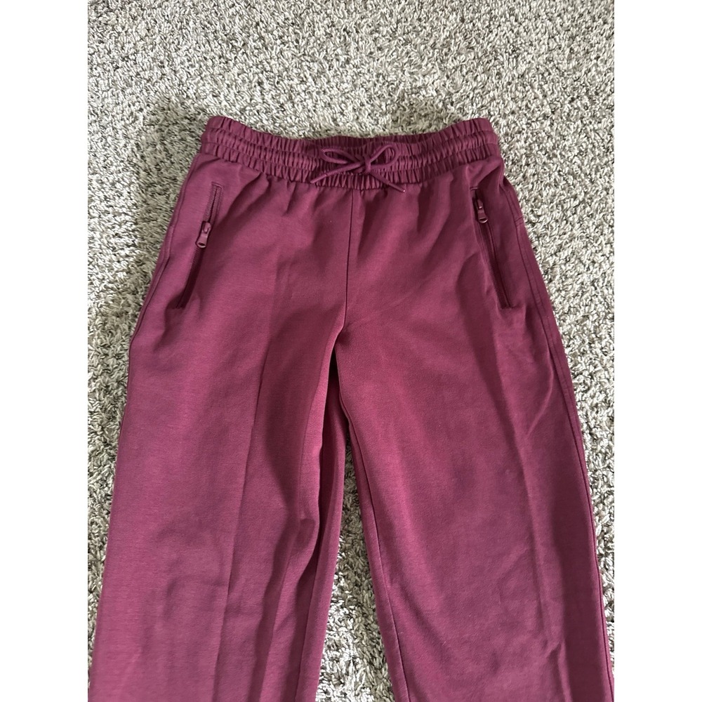 Old Navy Women's Maroon High-Rise Elastic Drawstring Jogger Size Medium - Picture 2 of 8